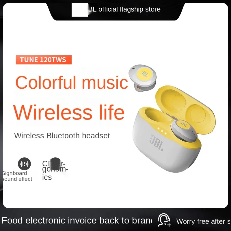 JBL T120tws Real Wireless Bluetooth Headset Mini Ultra-Small Binaural Invisible in-Ear Sports Music
JBL T120tws Real Wireless Bluetooth Headset Mini Ultra-Small Binaural Invisible in-Ear Sports Music