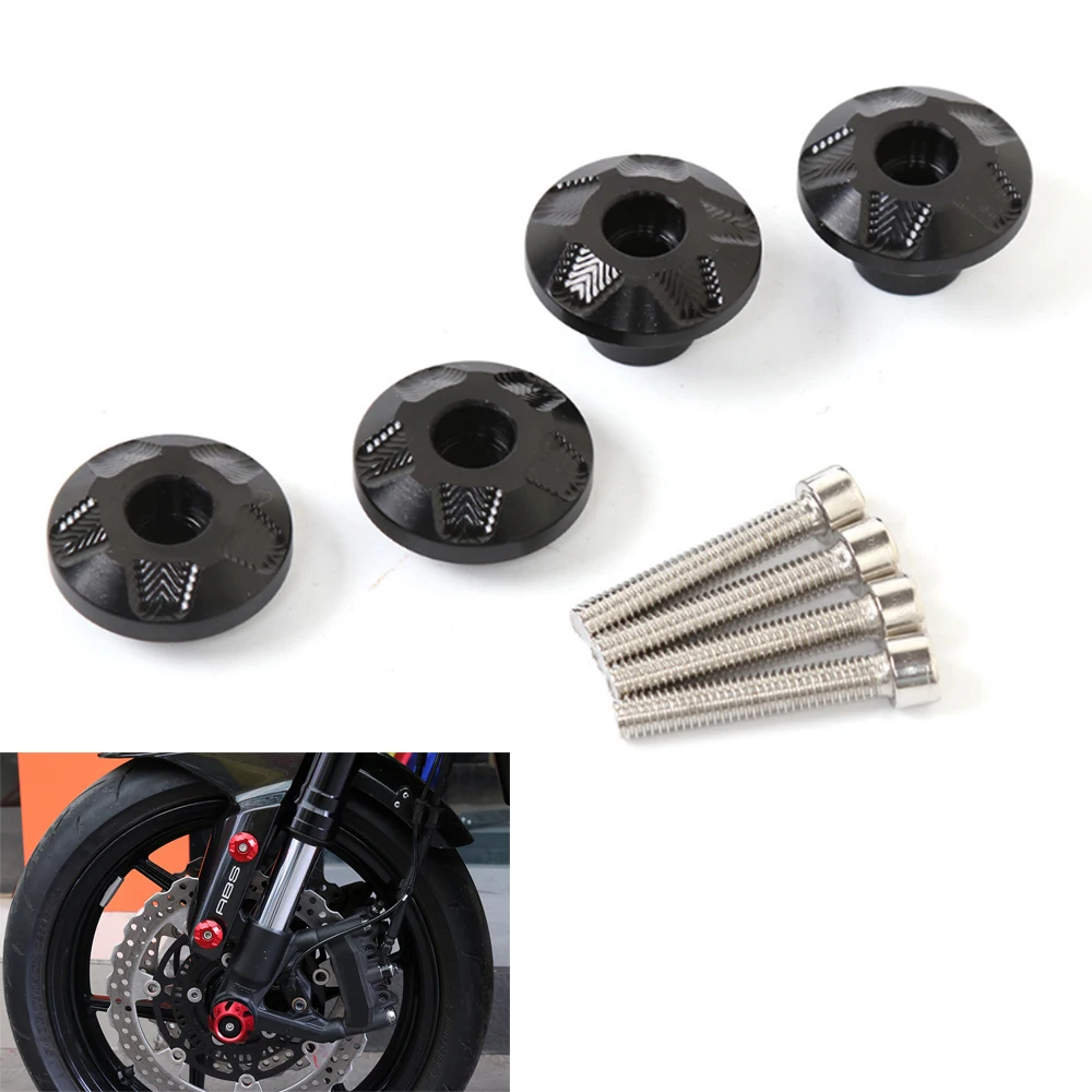 

Universal Motorcycle CNC Front fender screw hole cap For Kawasaki Z800 Z900 Z1000 ER-6F ER6N For Yamaha Tmax Xmax Nmax MT09 MT07
