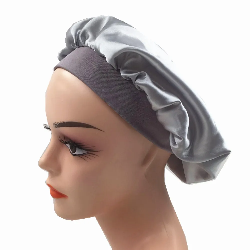 Satin bonnet wide edge high elastic head with sleeping cap solid bath cap women's chemotherapy cap hair care hat new style
Satin bonnet wide edge high elastic head with sleeping cap solid bath cap women's chemotherapy cap hair care hat new style