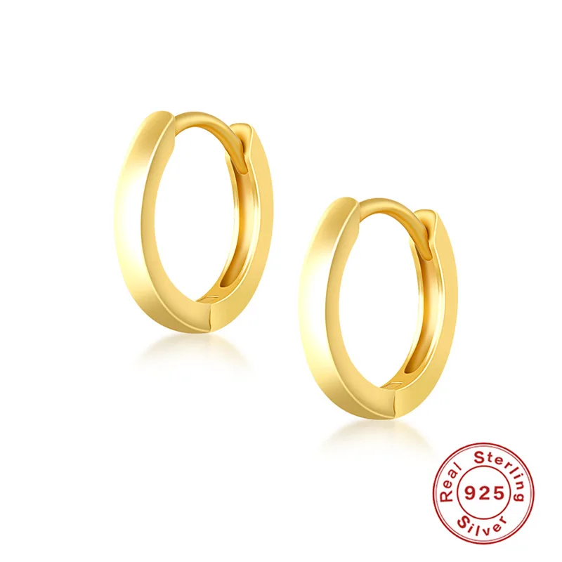 925 Sterling Silver Small Round Circle Earrings for Women Minimalist Gold Tiny Hoop Earrings Huggie Elegant Jewelry
925 Sterling Silver Small Round Circle Earrings for Women Minimalist Gold Tiny Hoop Earrings Huggie Elegant Jewelry