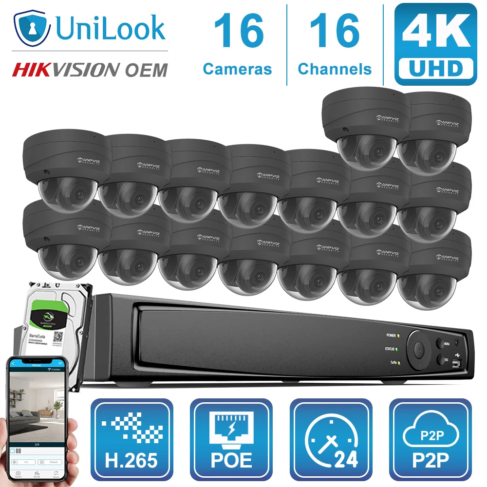 Hikvision OEM 16CH система безопасности H.265 + NVR с 4K Наружная CCTV камера NVR Комплект IP67 система видеонаблюдения Eamil сигнализация
Hikvision OEM 16CH система безопасности H.265 + NVR с 4K Наружная CCTV камера NVR Комплект IP67 система видеонаблюдения Eamil сигнализация