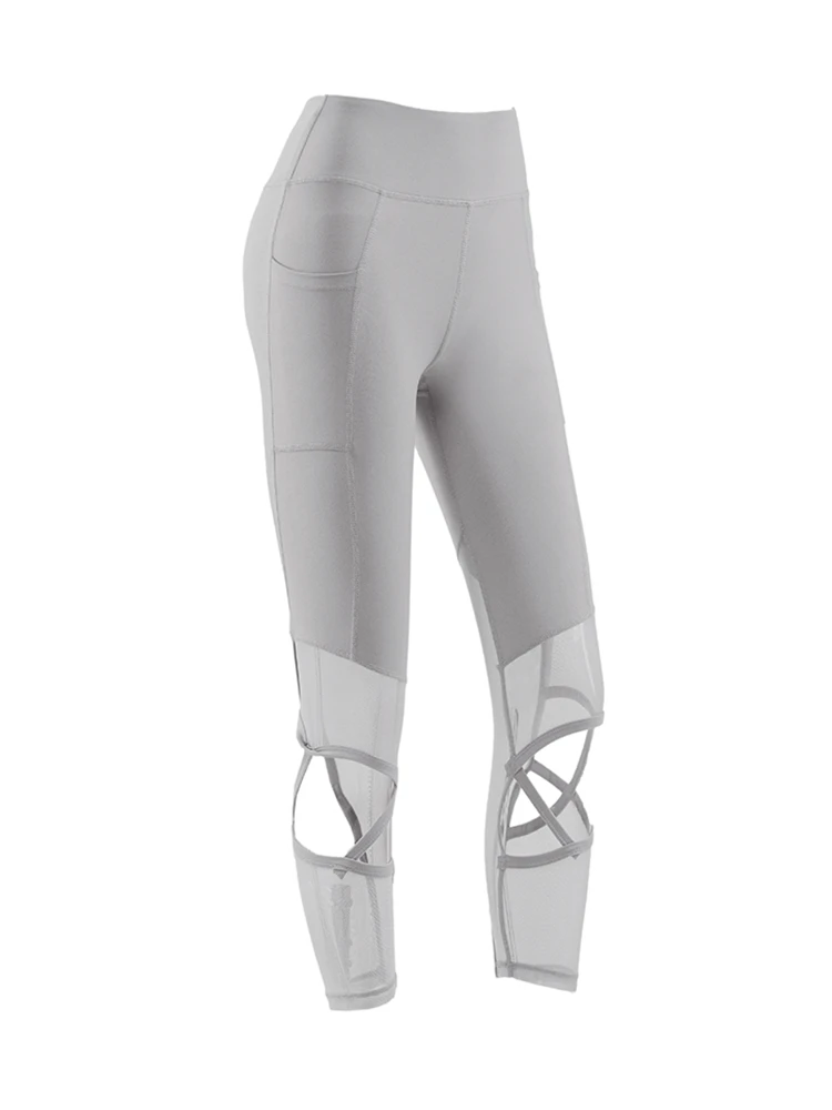 Mesh Spliced Yoga Pants Cropped Leggings Colorvalue Legging Stretchy High Waist Running Workout Leggins Active Wear
Mesh Spliced Yoga Pants Cropped Leggings Colorvalue Legging Stretchy High Waist Running Workout Leggins Active Wear