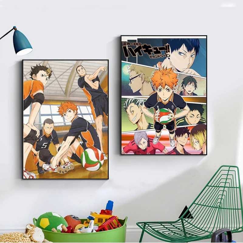 Anime Poster Volleyball Boy Canvas Painting Haikyuu Japanese Style Cartoon Poster Wall Art Pictures for Living Room Decor Cuadro
Anime Poster Volleyball Boy Canvas Painting Haikyuu Japanese Style Cartoon Poster Wall Art Pictures for Living Room Decor Cuadro