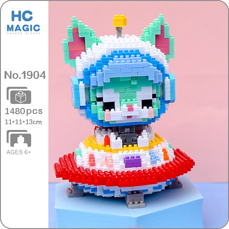 LD 1904 Space Cat Pilot UFO Flying Saucer Spaceman Astronaut Animal Mini Diamond Blocks Bricks Building Toy for Children no Box
LD 1904 Space Cat Pilot UFO Flying Saucer Spaceman Astronaut Animal Mini Diamond Blocks Bricks Building Toy for Children no Box