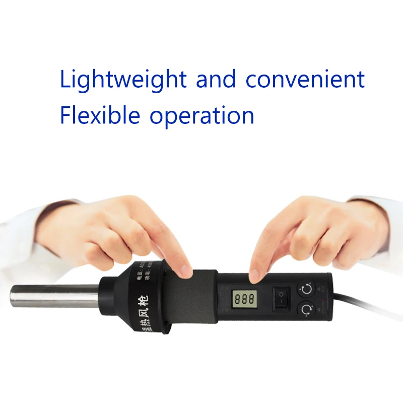 YAOGONG 8018 LCD Portable hot blast gunner with digital display and adjustable constant temperature
YAOGONG 8018 LCD Portable hot blast gunner with digital display and adjustable constant temperature