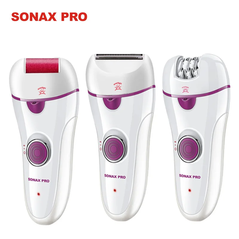 SONAX PRO 3 In 1 Women Epilator Portable Hair Removal Depilador Painless Epilation Multifunctional Foot Grinding Machine USB
SONAX PRO 3 In 1 Women Epilator Portable Hair Removal Depilador Painless Epilation Multifunctional Foot Grinding Machine USB