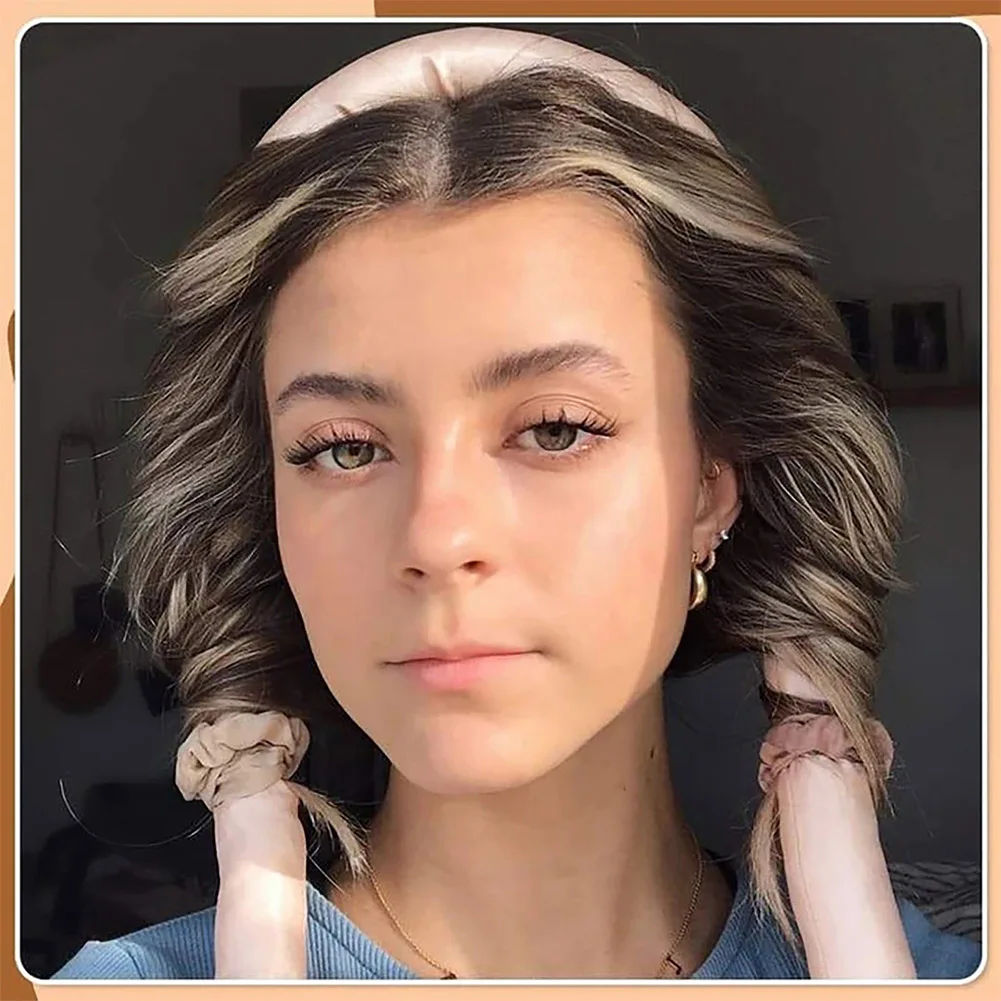 Heatless Curling Rod Headband No Heat Curls Ribbon Hair Rollers Sleeping Soft Headband Hair Curlers DIY Hair Styling Tools drops
Heatless Curling Rod Headband No Heat Curls Ribbon Hair Rollers Sleeping Soft Headband Hair Curlers DIY Hair Styling Tools drops