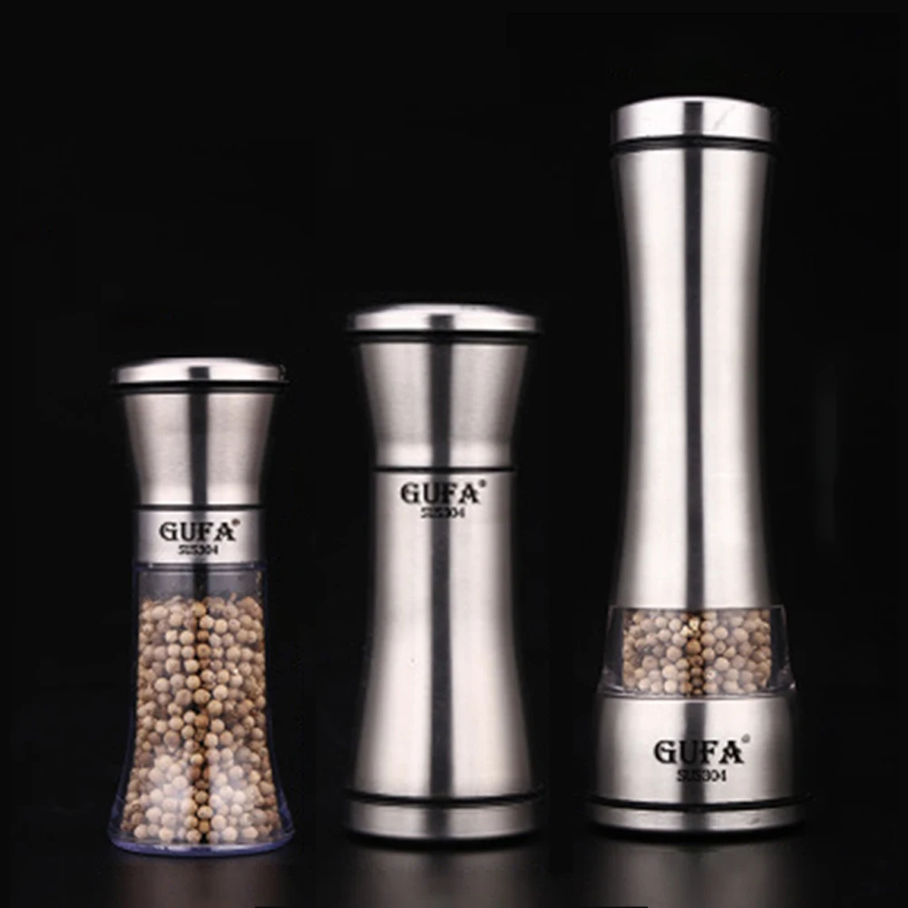 Newly Adjustable 1*Manual Grinder Pepper Grinder 304 Stainless Steel Ceramic Core For Home ,kitchen
Newly Adjustable 1*Manual Grinder Pepper Grinder 304 Stainless Steel Ceramic Core For Home ,kitchen