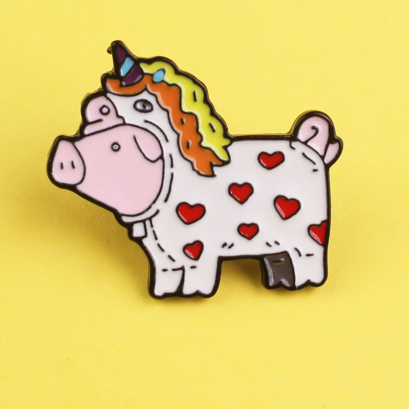 Lovely animals Brooches Cute Loving Unicorn Creative Badges Zinc Alloy Pin Badges For Clothes Jacket Gift For Woman And Men Kids
Lovely animals Brooches Cute Loving Unicorn Creative Badges Zinc Alloy Pin Badges For Clothes Jacket Gift For Woman And Men Kids