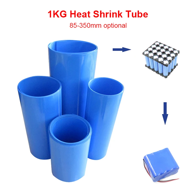 1KG Heat Shrink Tube 18650 Shrinkable Tubing For Lithium Battery Packs Protection Insulation Casing PVC Heat Shrink Cable Sleeve
1KG Heat Shrink Tube 18650 Shrinkable Tubing For Lithium Battery Packs Protection Insulation Casing PVC Heat Shrink Cable Sleeve