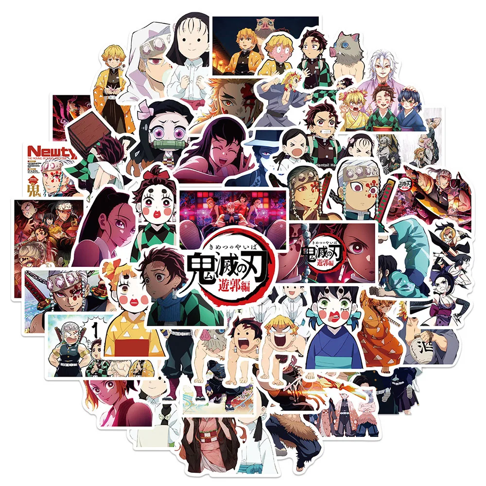 10/30/50pcs Demon Slayer Anime Stickers for Laptop Bicycle Luggage Fridge Journaling Cartoon Cool Decal Sticker Packs Kid Toy
10/30/50pcs Demon Slayer Anime Stickers for Laptop Bicycle Luggage Fridge Journaling Cartoon Cool Decal Sticker Packs Kid Toy