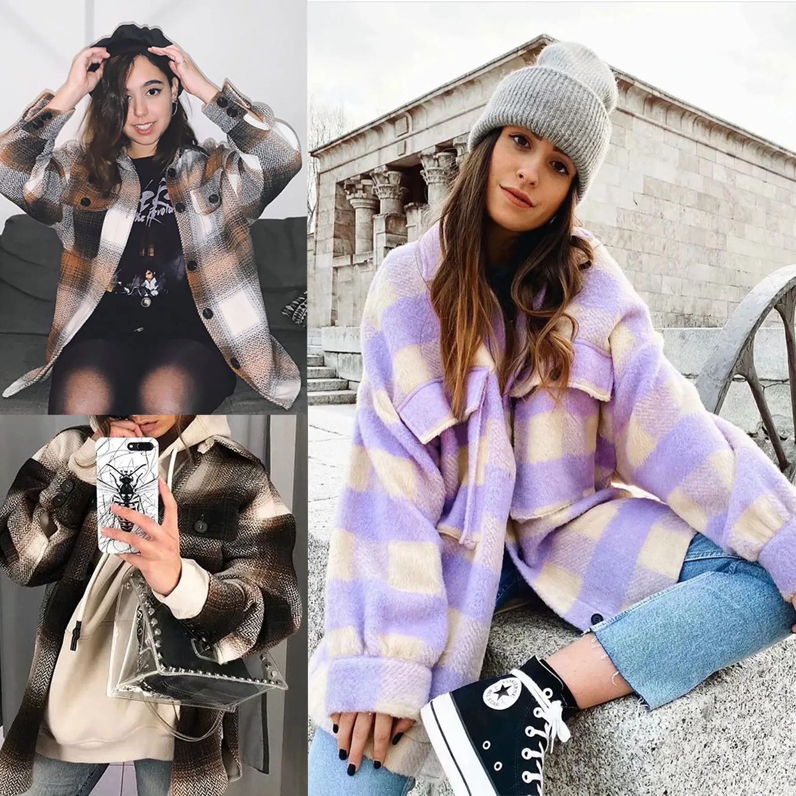 Fashion Women Neck Hooded Warm Coat Sweet And Lovely Warm And Comfortable Lattice Printing Long Sleeve Coat#g30
Fashion Women Neck Hooded Warm Coat Sweet And Lovely Warm And Comfortable Lattice Printing Long Sleeve Coat#g30