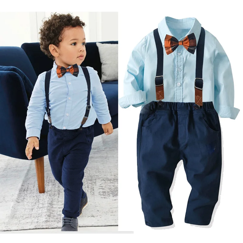 2020 Baby Suit Childrens Suits 2Pcs/Set Kids Baby Boys Business Suit Solid Shirt+ Pants Set For Boys For Formal Party 1-6 Age
2020 Baby Suit Childrens Suits 2Pcs/Set Kids Baby Boys Business Suit Solid Shirt+ Pants Set For Boys For Formal Party 1-6 Age