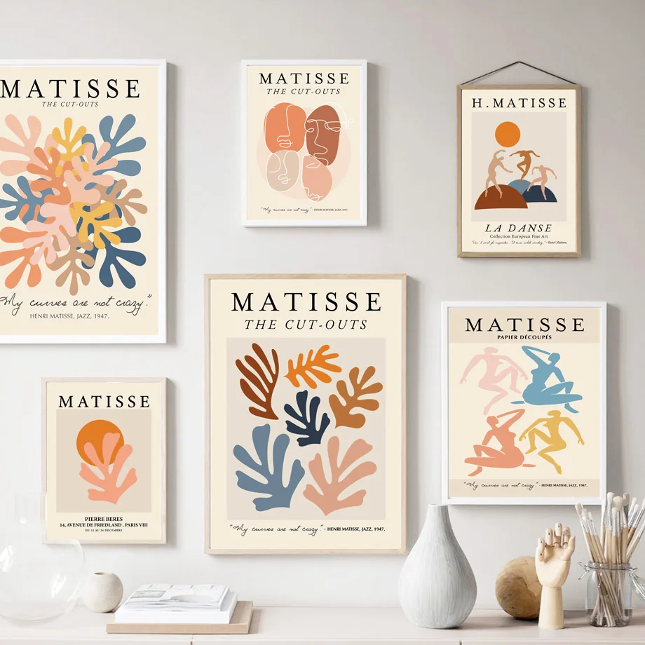 Cut-outs Matisse Girl Face Leaf Palmette Flowers Wall Art Canvas Painting Posters And Prints Wall Pictures For Living Room Decor
Cut-outs Matisse Girl Face Leaf Palmette Flowers Wall Art Canvas Painting Posters And Prints Wall Pictures For Living Room Decor