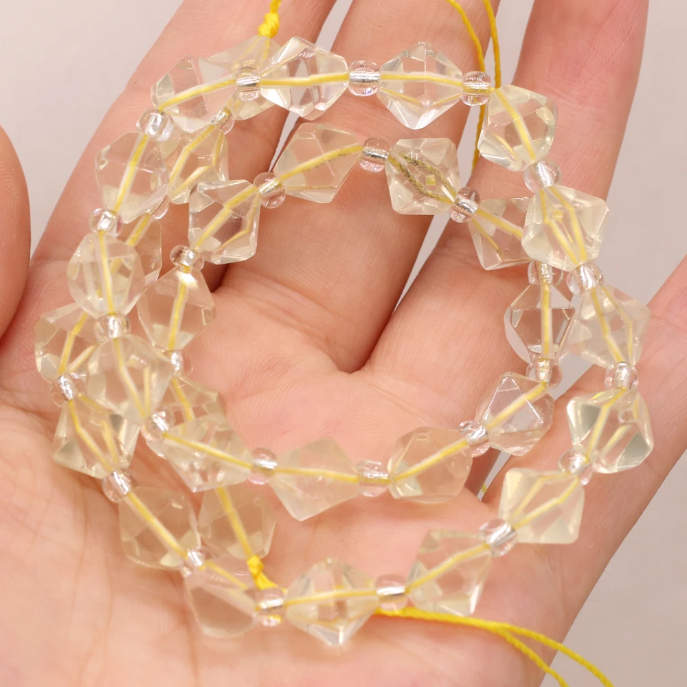 New Natural Stone Lemon Jade Beaded 10mm Irregular Rhombus Temperament Beads for Jewelry Making Charm DIY Bracelet Accessories 
New Natural Stone Lemon Jade Beaded 10mm Irregular Rhombus Temperament Beads for Jewelry Making Charm DIY Bracelet Accessories