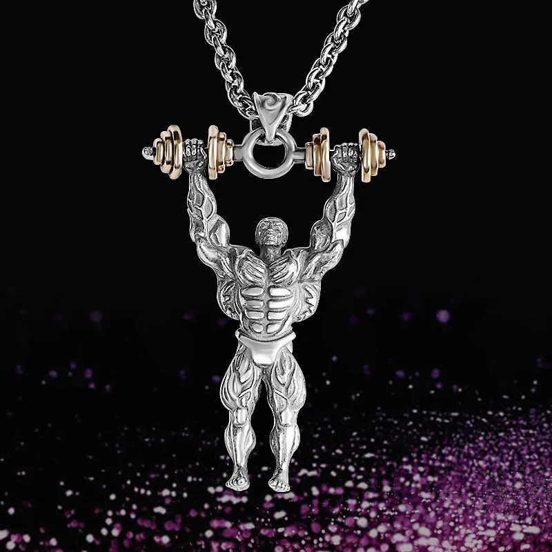 65cm 100% Real Pure 925 Sterling Silver Necklace 2.5MM Chain Men And Women Gift Thai silver long Weightlifting Pendant necklace
65cm 100% Real Pure 925 Sterling Silver Necklace 2.5MM Chain Men And Women Gift Thai silver long Weightlifting Pendant necklace