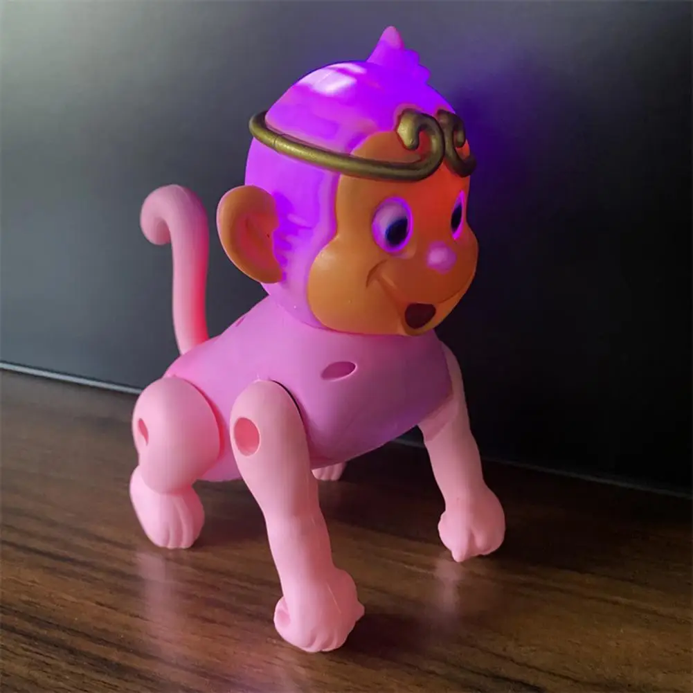 Электрическая игрушка-обезьяна с эффектом освещения, яркая новинка, обезьянка для детей
Электрическая игрушка-обезьяна с эффектом освещения, яркая новинка, обезьянка для детей