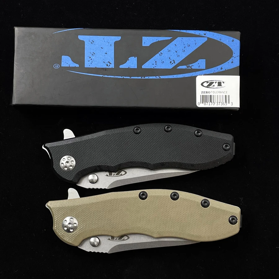 Zero Tolerance 0562 Flipper Bearing Folding Knife 3.5"G10 Handle CPM-20CV Outdoor Camping Hunting Pocket EDC Tool Knife
Zero Tolerance 0562 Flipper Bearing Folding Knife 3.5"G10 Handle CPM-20CV Outdoor Camping Hunting Pocket EDC Tool Knife