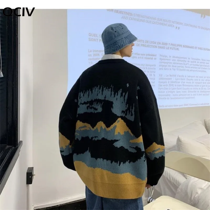 Men Women Autumn Winter Clothing Harajuku Hip Hop Streetwear Knitwear Knitted Sweater Pullover Overzied Sweaters Jumpers Tops 
Men Women Autumn Winter Clothing Harajuku Hip Hop Streetwear Knitwear Knitted Sweater Pullover Overzied Sweaters Jumpers Tops