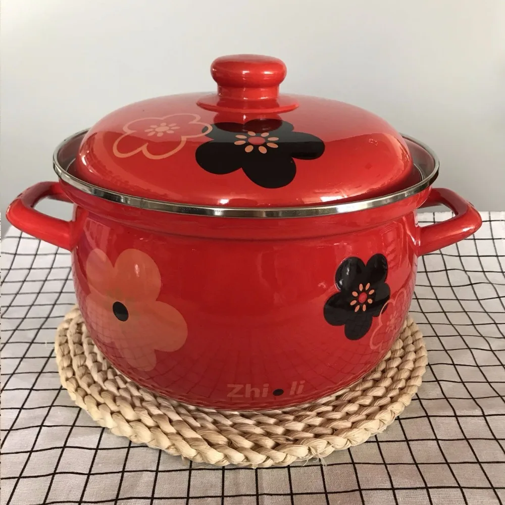 Japanese porcelain enamel small flower thickening soup pot stewpot stockpot saucepan induction gas cooker milk noodle pot
Japanese porcelain enamel small flower thickening soup pot stewpot stockpot saucepan induction gas cooker milk noodle pot
