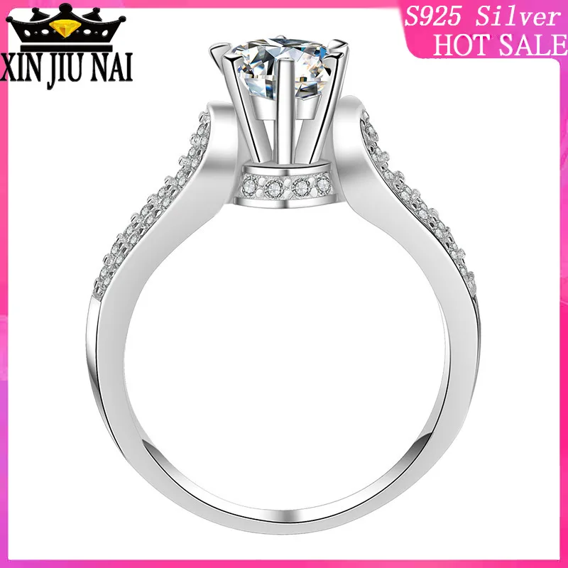 Silver 925 ring platinum-plated Diamond Ring Jewelry Brilliant Star Marriage Diamond Ring Nude Diamond Girl
Silver 925 ring platinum-plated Diamond Ring Jewelry Brilliant Star Marriage Diamond Ring Nude Diamond Girl