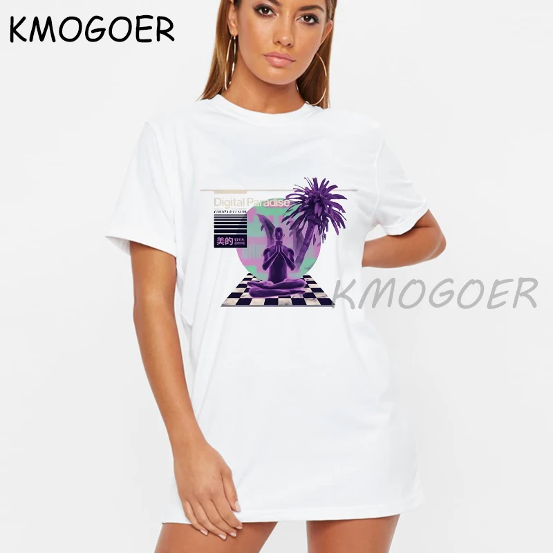 KMOGOER Polyester T Shirt Dresses Women 2021 Summer Autumn New Print Vaporwave Mini Straight Female Dress Loose Girl Dresses
KMOGOER Polyester T Shirt Dresses Women 2021 Summer Autumn New Print Vaporwave Mini Straight Female Dress Loose Girl Dresses