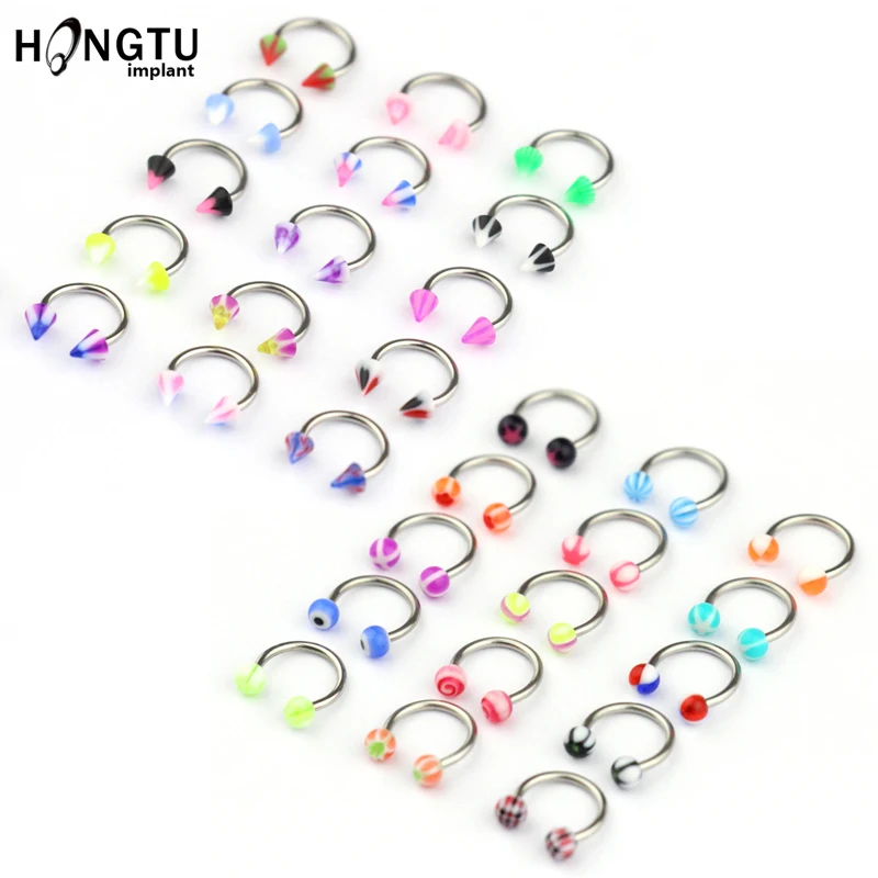 10pcs/set Colorful Acrylic Nose Rings Ear Piercing Circular Barbell Horseshoe Ring Lip Labret Eyebrow Ear Piercings Body Jewelry
10pcs/set Colorful Acrylic Nose Rings Ear Piercing Circular Barbell Horseshoe Ring Lip Labret Eyebrow Ear Piercings Body Jewelry