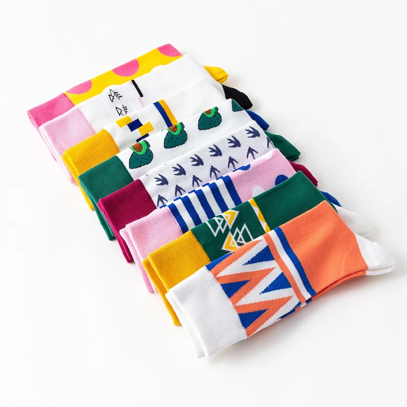 Mens Happy Socks Geometric Socks Colorful Print Long Socks Women Trend Casual Unisex Socks Set Personality Gift 4 Pairs/pack
Mens Happy Socks Geometric Socks Colorful Print Long Socks Women Trend Casual Unisex Socks Set Personality Gift 4 Pairs/pack