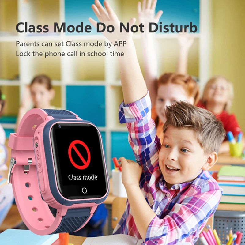 4G Детские Смарт-часы с GPS-трекером LT21 водонепроницаемые поддержка Wi-Fi WhatsApp