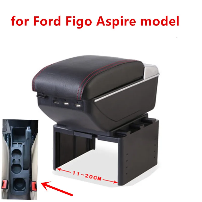 Фото Для Ford Figo Aspire модель подлокотник коробка центральный магазин содержание с