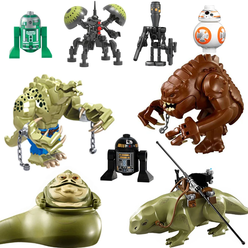 Jabba-Space Moive toy Action Figures R2-D2 Robot Tauntaun-Wolf -Dewback -Rancor Children Big Size Diy Building Blocks Toys Gift
Jabba-Space Moive toy Action Figures R2-D2 Robot Tauntaun-Wolf -Dewback -Rancor Children Big Size Diy Building Blocks Toys Gift