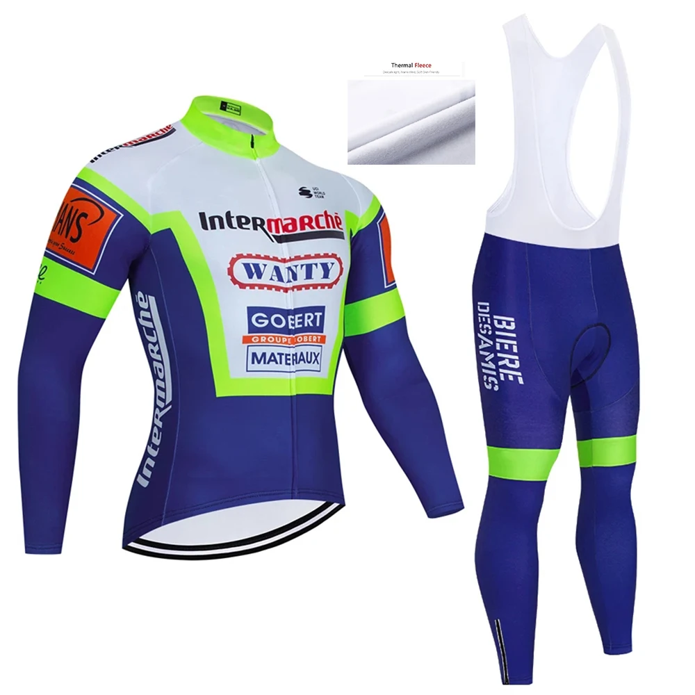 TEAM Mens WANTY Cycling Jersey Set Bicycle Long Sleeve Suit Bibs Pants Sportswear Winter Thermal Fleece Bike Sportswear Warm Top
TEAM Mens WANTY Cycling Jersey Set Bicycle Long Sleeve Suit Bibs Pants Sportswear Winter Thermal Fleece Bike Sportswear Warm Top