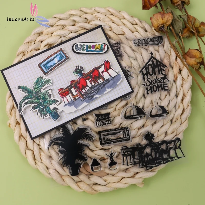 InLoveArts Potted Plants Transparent Stamp Home Letter Clear Silicone Stamp for DIY Scrapbooking/photo Decorative Card Making
InLoveArts Potted Plants Transparent Stamp Home Letter Clear Silicone Stamp for DIY Scrapbooking/photo Decorative Card Making