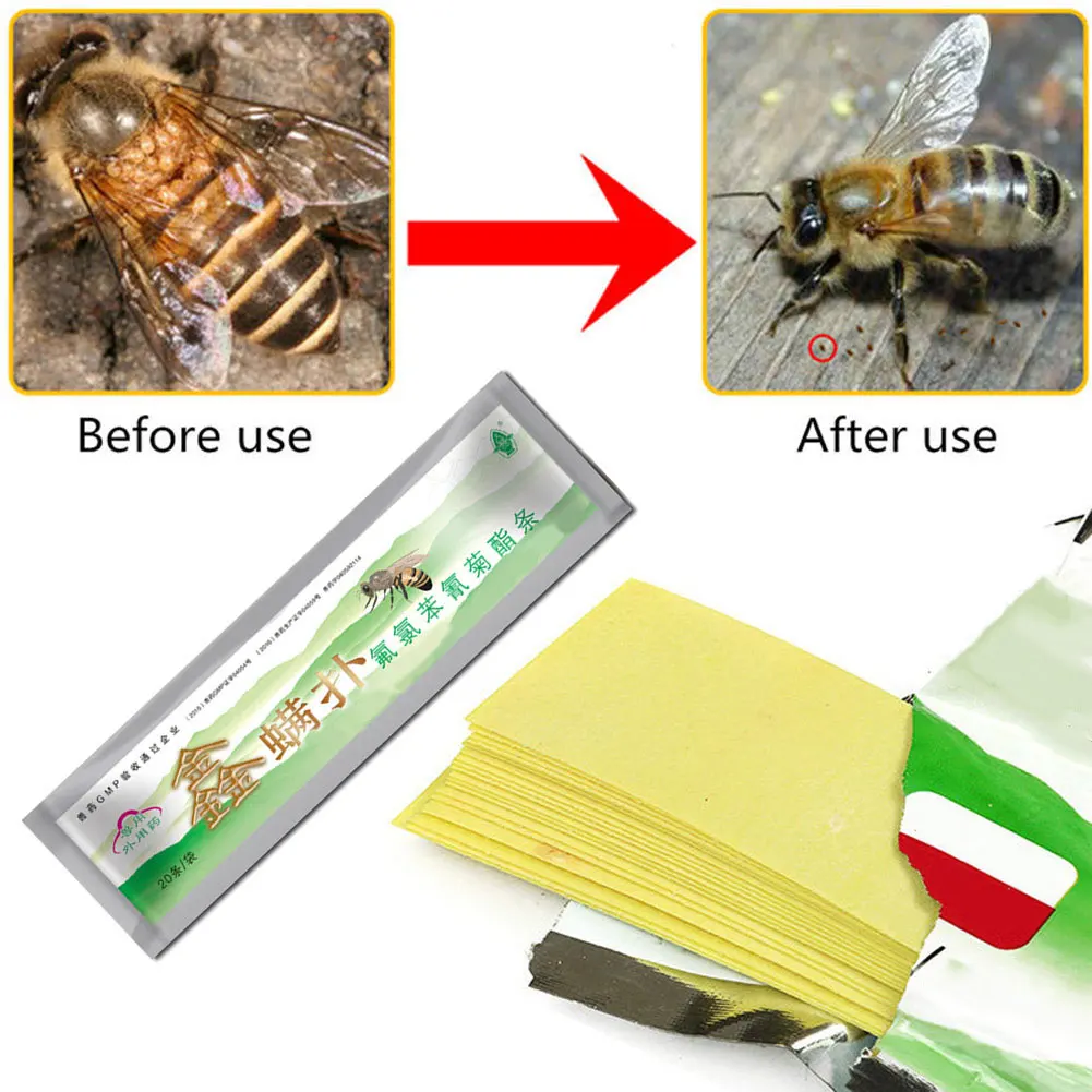 Professional Bee Acaricide Beekeeping Medicine Bee Mite Killer Through-core Mite Flutter