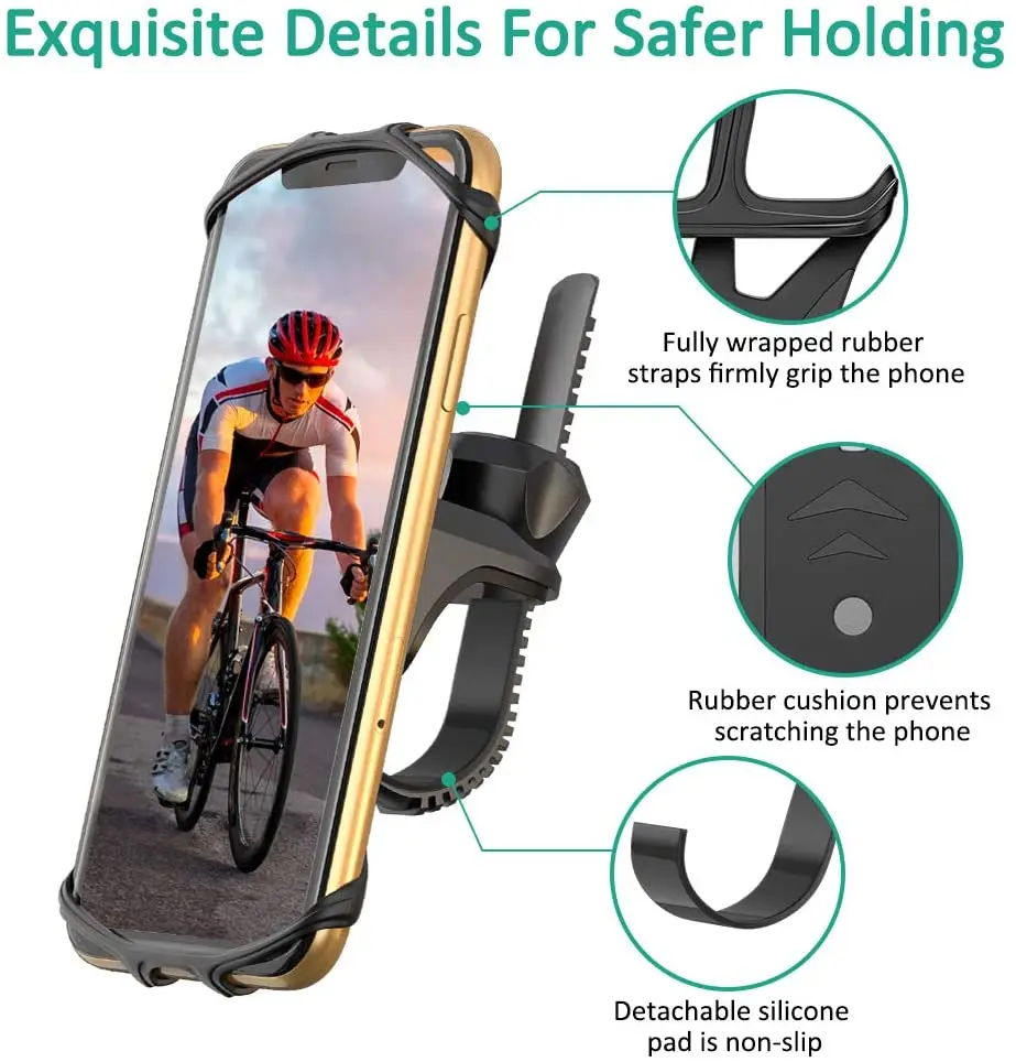 Universal Motorcycle Handlebar Phone Holder 360 Degree Adjustable Bicycle E-bike Motorbike Outdoor Riding Eqipment Gps Mounts
Universal Motorcycle Handlebar Phone Holder 360 Degree Adjustable Bicycle E-bike Motorbike Outdoor Riding Eqipment Gps Mounts