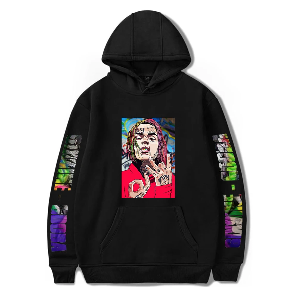 6IX9INE GOOBA Hoodies Sweatshirt Women/men Harajuku Cool Song Winter Fashion Album Logo Pattern Pullover Casual Print Hooded
6IX9INE GOOBA Hoodies Sweatshirt Women/men Harajuku Cool Song Winter Fashion Album Logo Pattern Pullover Casual Print Hooded