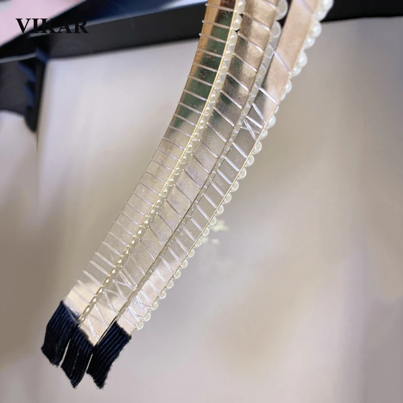 VIKAR New Luxury Big Pearls Hair Hoop Headband Hair Bands for Women Elegant Bow With Crystal Hairbands Girl Hair Accessorie
VIKAR New Luxury Big Pearls Hair Hoop Headband Hair Bands for Women Elegant Bow With Crystal Hairbands Girl Hair Accessorie