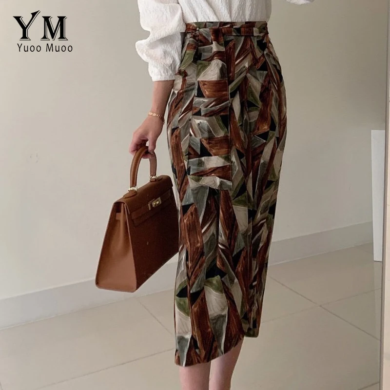 YuooMuoo 2021 Women Fashion Print Wrap Skirts Office Wear Vintage Bandage High Waist Midi Skirts Ladies Bottoms
YuooMuoo 2021 Women Fashion Print Wrap Skirts Office Wear Vintage Bandage High Waist Midi Skirts Ladies Bottoms