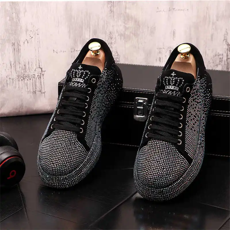 European Rhinestone Men Shoes Luxury Punk Sneakers Hip Hop Male Platform Flats Chaussure Homme
European Rhinestone Men Shoes Luxury Punk Sneakers Hip Hop Male Platform Flats Chaussure Homme