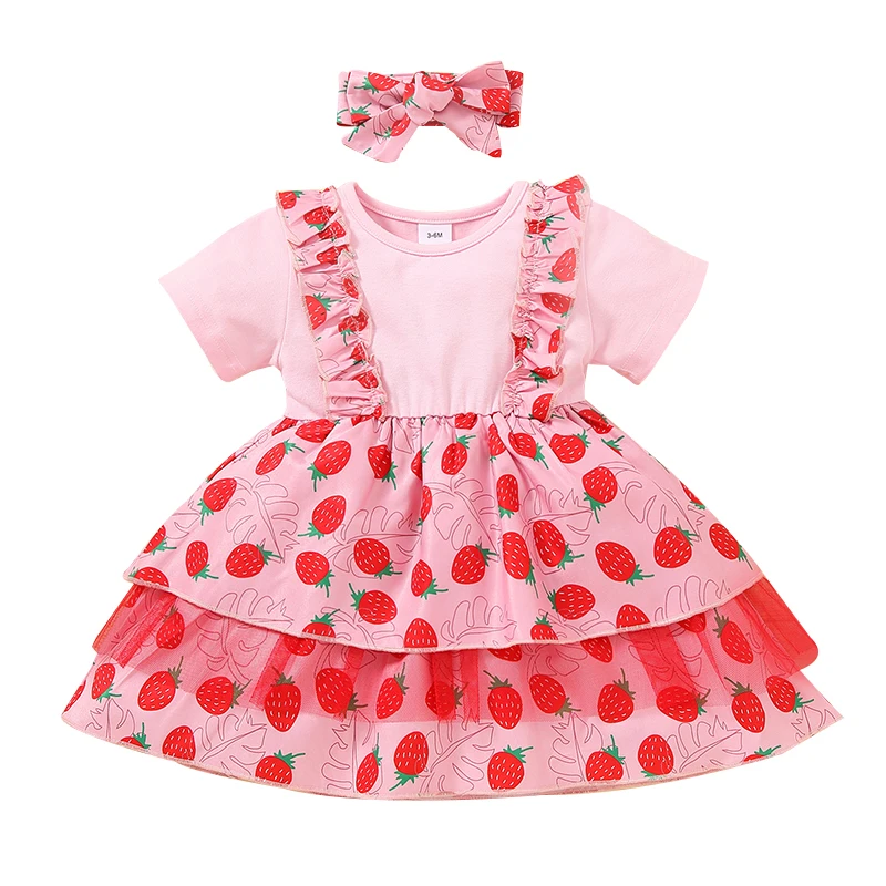 Children's newborn dress 2021 new baby birthday party short sleeve love avocado printed lace dress for headdress
Children's newborn dress 2021 new baby birthday party short sleeve love avocado printed lace dress for headdress