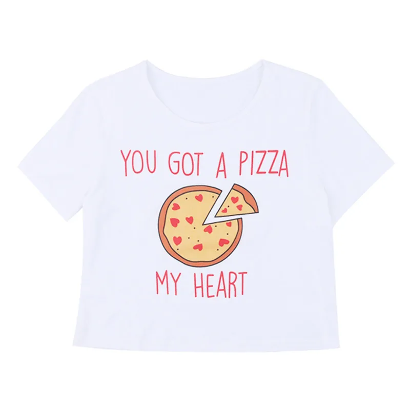 Summer Womens Short Sleeve Casaul T-shirt Shorts Suit Fashion Pizza Pattern Slim Fit Pullover Top and Elastic High-waist Shorts
Summer Womens Short Sleeve Casaul T-shirt Shorts Suit Fashion Pizza Pattern Slim Fit Pullover Top and Elastic High-waist Shorts