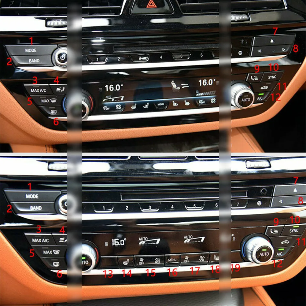 1Set (12pcs) Buttons Cover Accessories Chrome Cover For BMW 5 Series G30 6GT 17-19 Parts Trim
1Set (12pcs) Buttons Cover Accessories Chrome Cover For BMW 5 Series G30 6GT 17-19 Parts Trim