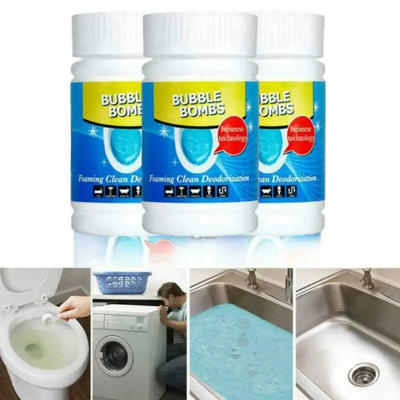Fast Foaming Toilet Cleaner Magic Bubble Bombs Toilet Washing Machine Powerful Sink Floor Tile Home Cleaning Supplies
Fast Foaming Toilet Cleaner Magic Bubble Bombs Toilet Washing Machine Powerful Sink Floor Tile Home Cleaning Supplies