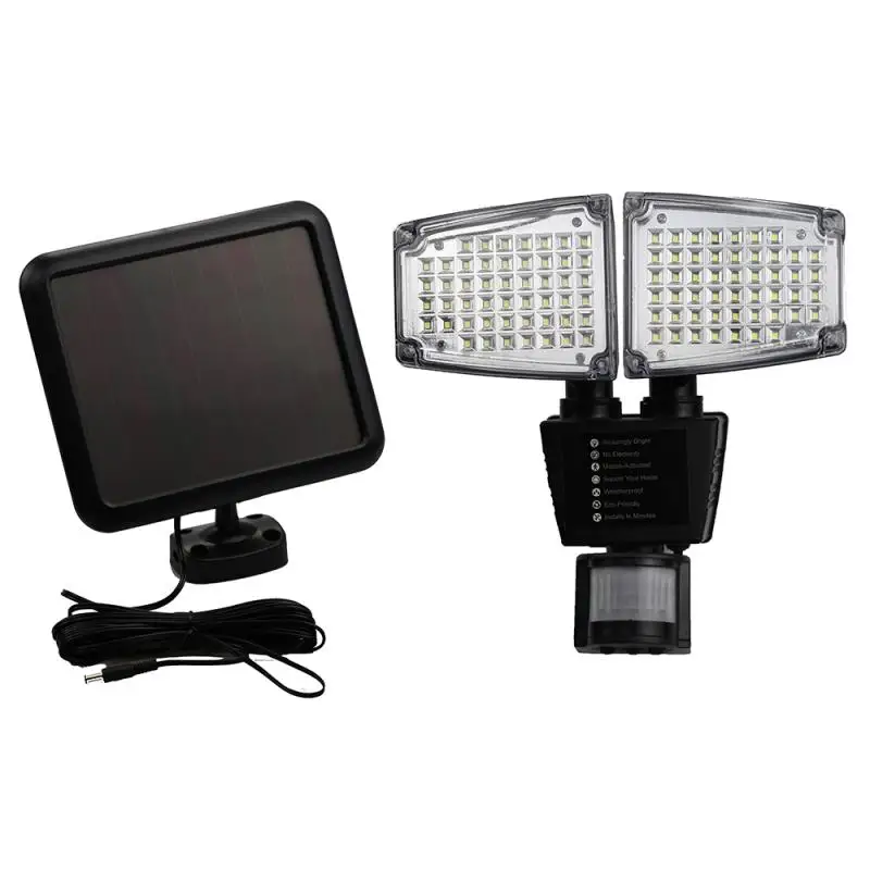 Double Head Solar Lamp Outdoor Waterproof Garden Wall Solar Light With 100 Leds Adjustable Angle Security Lighting IP44 HWC
Double Head Solar Lamp Outdoor Waterproof Garden Wall Solar Light With 100 Leds Adjustable Angle Security Lighting IP44 HWC