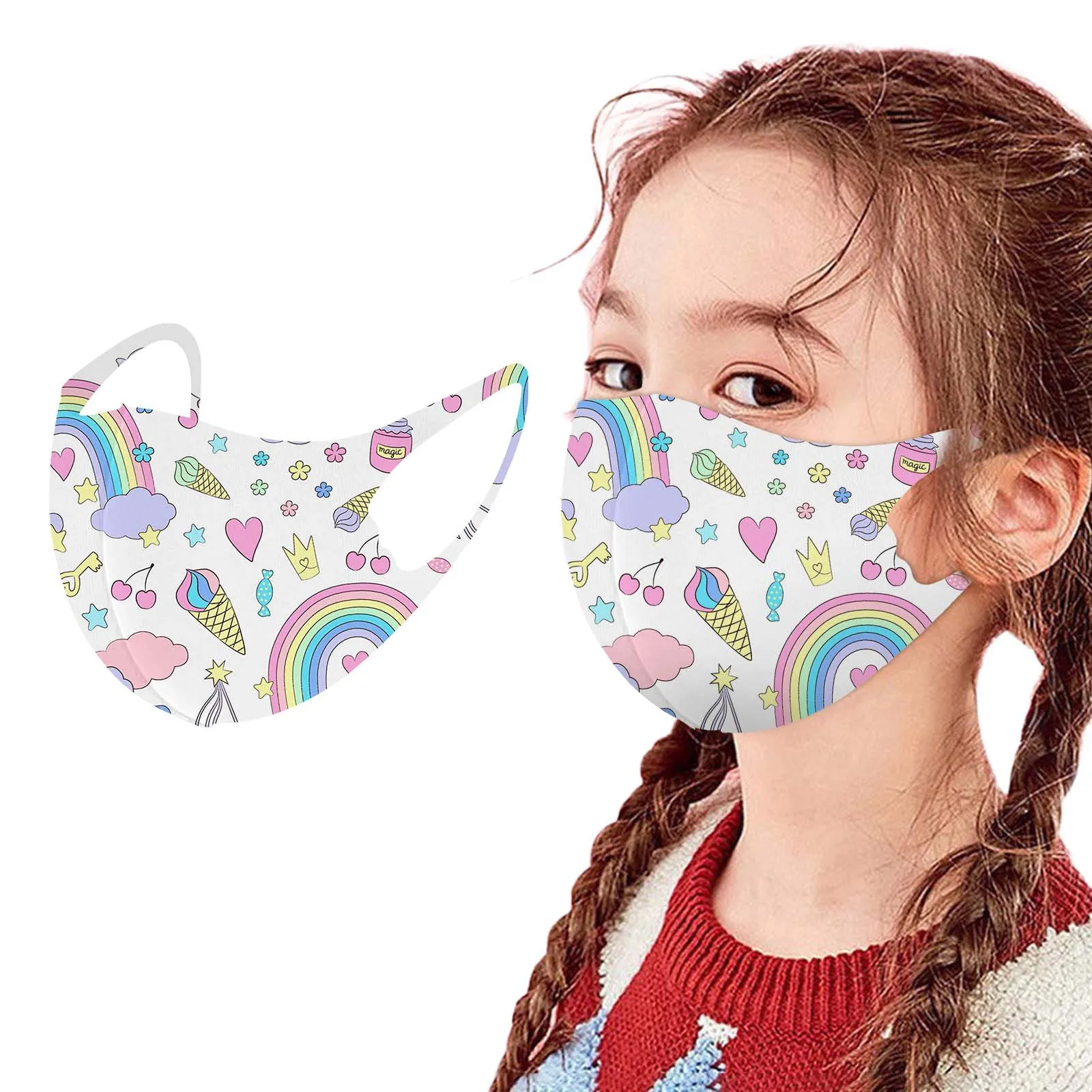 Cartoon Skin-friendly Printed Mask Dustproof Washable Casual Mouth-muffle Winter Windproof Soft Unisex Masks Face Protection d4
Cartoon Skin-friendly Printed Mask Dustproof Washable Casual Mouth-muffle Winter Windproof Soft Unisex Masks Face Protection d4