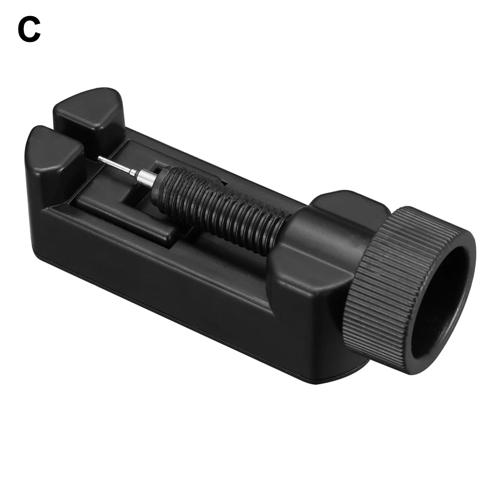 Plastic Watch Steel Band Strap Detach Adjuster Link Pin Remover Watch Band Repair for Removing Pins of 24mm/32mm/34mm Steel Band
Plastic Watch Steel Band Strap Detach Adjuster Link Pin Remover Watch Band Repair for Removing Pins of 24mm/32mm/34mm Steel Band