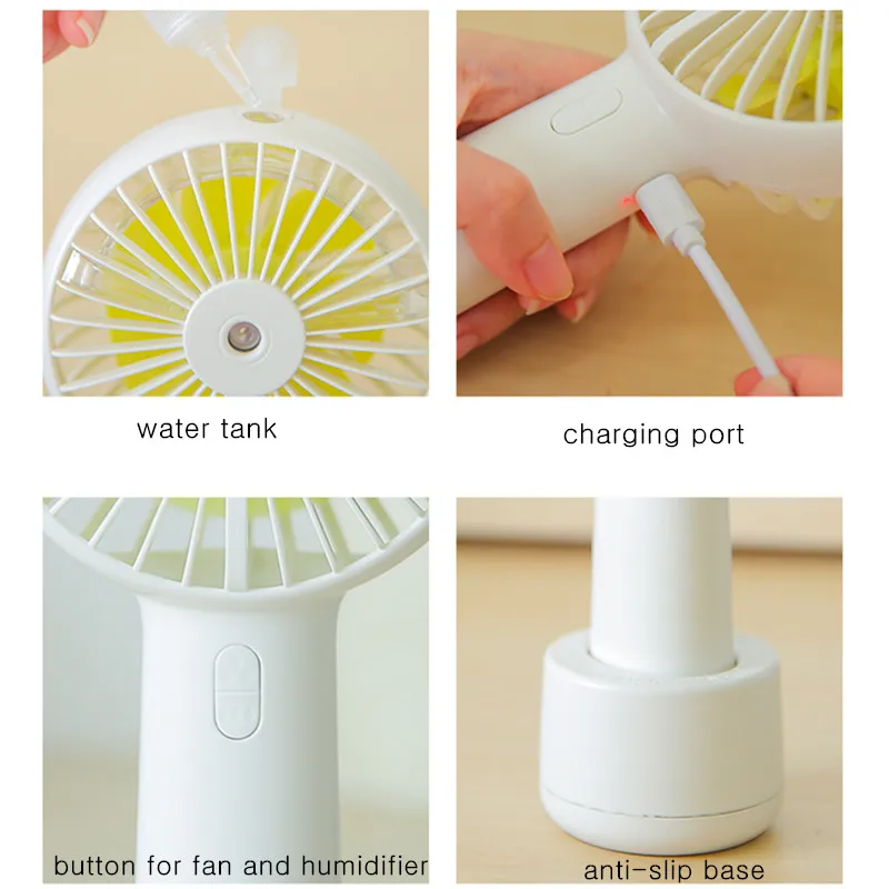 Battery Portable Water Spray Mist Fan Electric USB Rechargeable Handheld Mini Fan Cooling Air Conditioner Humidifier for Outdoor
Battery Portable Water Spray Mist Fan Electric USB Rechargeable Handheld Mini Fan Cooling Air Conditioner Humidifier for Outdoor