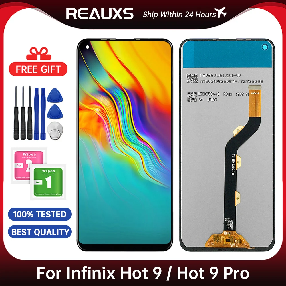 ЖК-дисплей 6,6 дюйма для Infinix Hot 9 Pro, детали для замены, новинка, ЖК-дисплей Hot9 X655F X655C X655
ЖК-дисплей 6,6 дюйма для Infinix Hot 9 Pro, детали для замены, новинка, ЖК-дисплей Hot9 X655F X655C X655