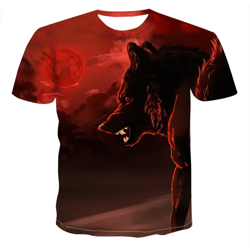 Newest Wolf 3D Print Mens T-Shirts Animal Cool Funny T Shirt Men short-sleeved Summer Tops tshirt Male Fashion camisetas
Newest Wolf 3D Print Mens T-Shirts Animal Cool Funny T Shirt Men short-sleeved Summer Tops tshirt Male Fashion camisetas