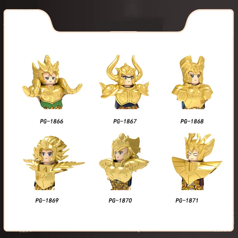 In Stock Anime Movie Series Mini Figured Golden Saint Bricks Building Blocks Educational Assembled Plastic Model Toys
In Stock Anime Movie Series Mini Figured Golden Saint Bricks Building Blocks Educational Assembled Plastic Model Toys